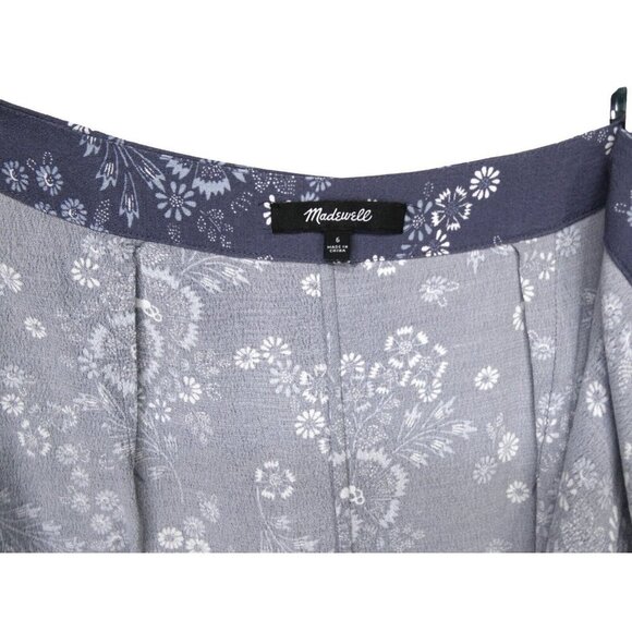 Madewell Wrap Midi Skirt Size 6 Floral Boho Cottage ($108)‎ - Picture 7 of 14